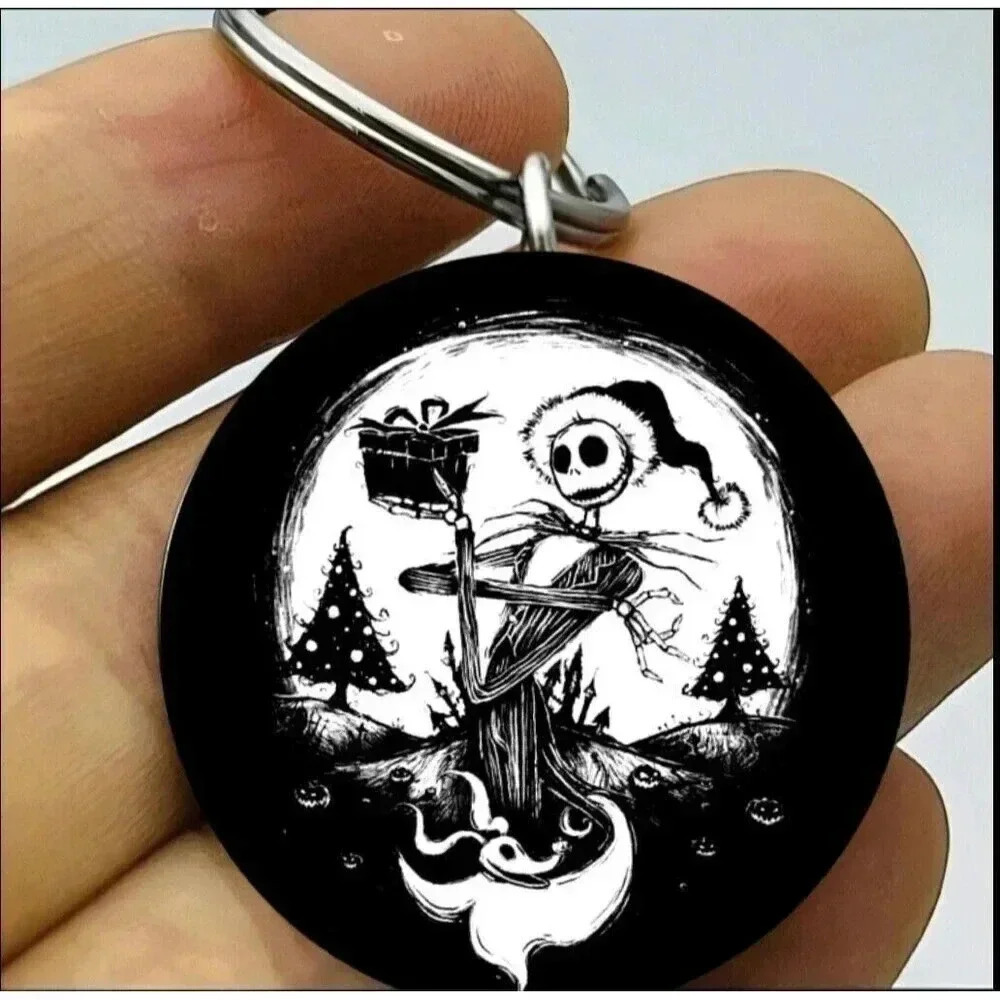 Nightmare B4 Christmas Jack Zero Pet Dog Anime Hot Cute Keychain Art